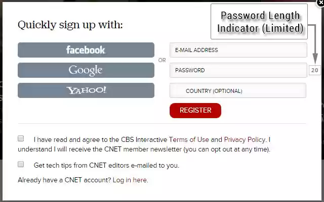 Password Length Inspector  from Chrome web store to be run with OffiDocs Chromium online