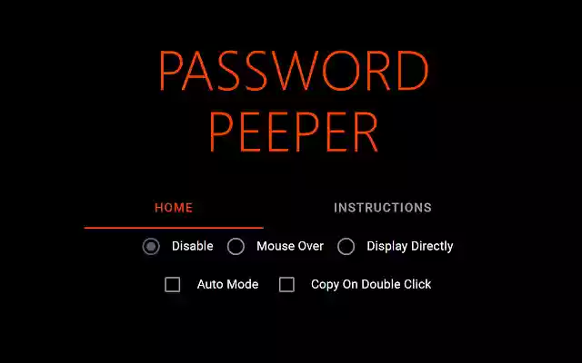 OffiDocs Chromiumオンラインで実行するChrome WebストアのPassword Peeper