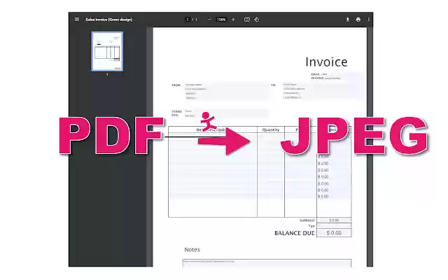 pdf to image  from Chrome web store to be run with OffiDocs Chromium online