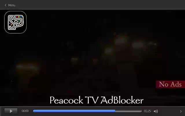 Peacock Tv Adblocker  from Chrome web store to be run with OffiDocs Chromium online