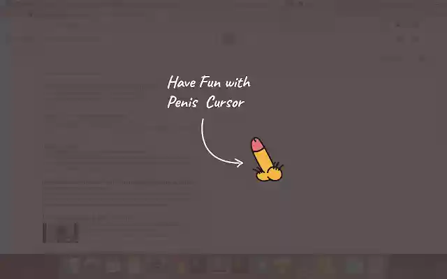 Penis Cursor de la boutique en ligne Chrome à exécuter avec OffiDocs Chromium en ligne