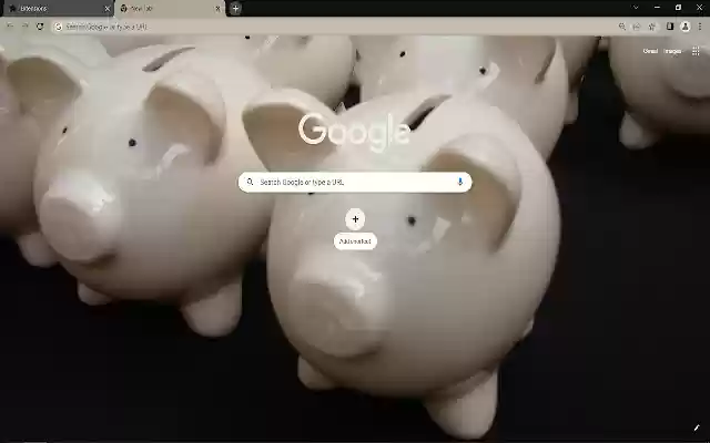 Piggy bank Browser Theme  from Chrome web store to be run with OffiDocs Chromium online