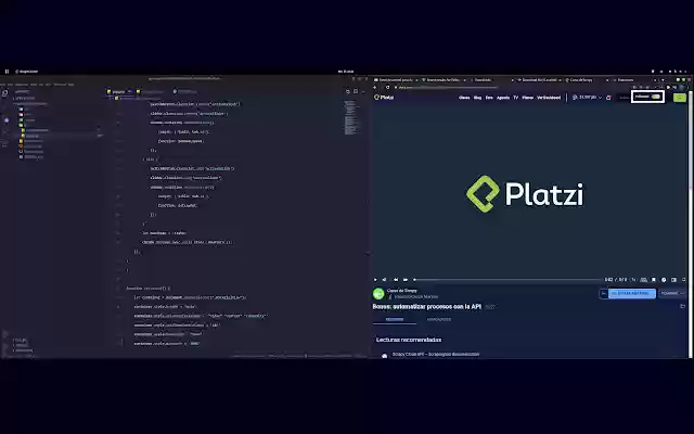 Platzi Full Mode  from Chrome web store to be run with OffiDocs Chromium online