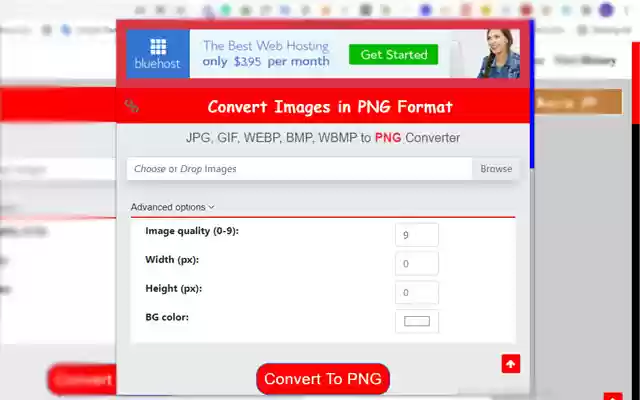 PNG Converter จาก Chrome เว็บสโตร์เพื่อใช้งานกับ OffiDocs Chromium ออนไลน์