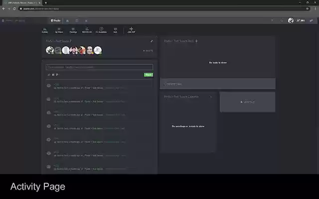 Podio Night Mode  from Chrome web store to be run with OffiDocs Chromium online