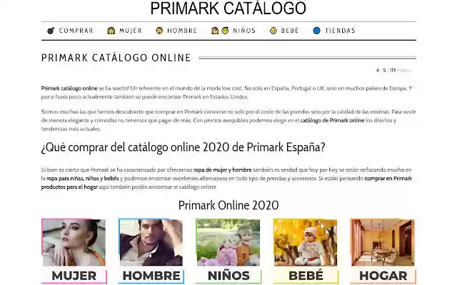 Primark catalogo online bebe