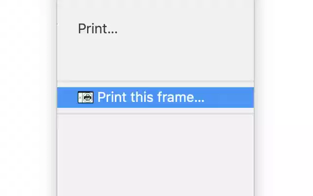 Print this frame  from Chrome web store to be run with OffiDocs Chromium online