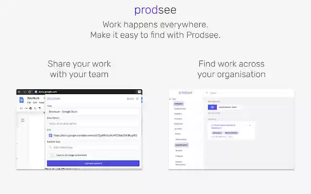 Prodsee Bring Work Together  from Chrome web store to be run with OffiDocs Chromium online