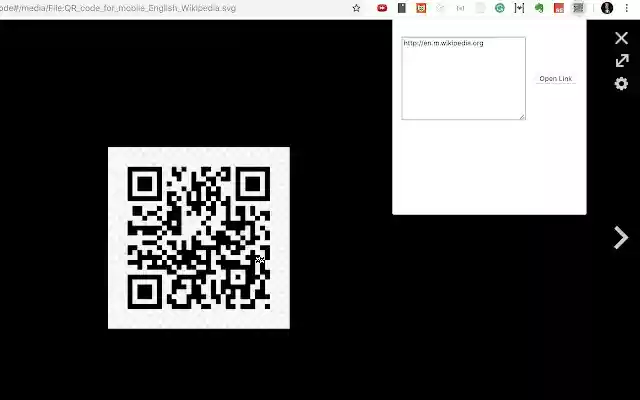 QR Code Reader  from Chrome web store to be run with OffiDocs Chromium online