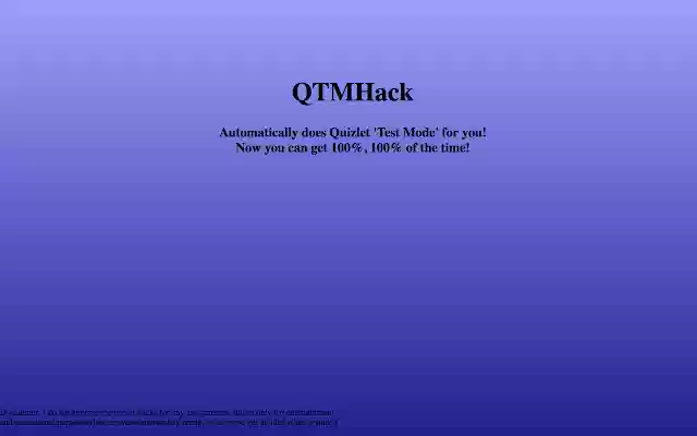 QTMHack ຈາກຮ້ານເວັບ Chrome ທີ່ຈະດໍາເນີນການກັບ OffiDocs Chromium ອອນໄລນ໌