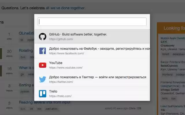 Quick Tab Switcher from Chrome web store to be run with OffiDocs Chromium online Quick Tab Switcher from Chrome web store to be run with OffiDocs Chromium online