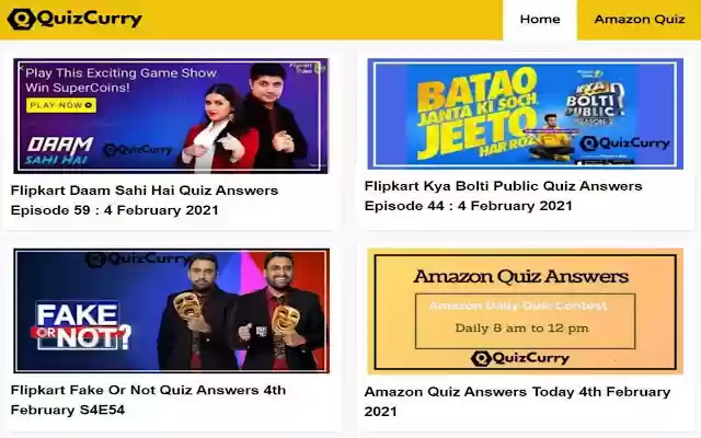 Quizcurry  from Chrome web store to be run with OffiDocs Chromium online