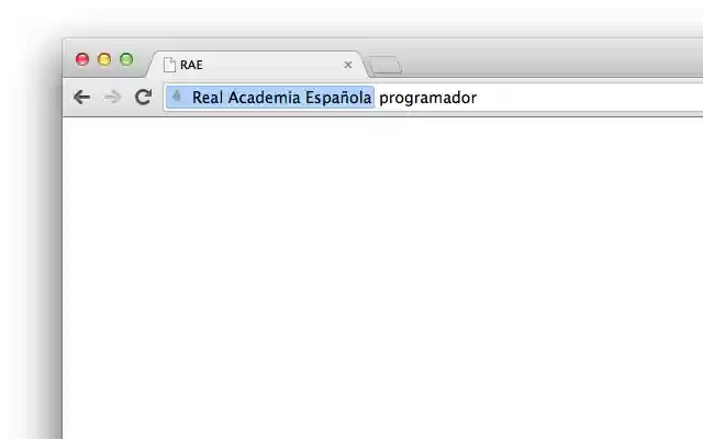 Real Academia Española  from Chrome web store to be run with OffiDocs Chromium online