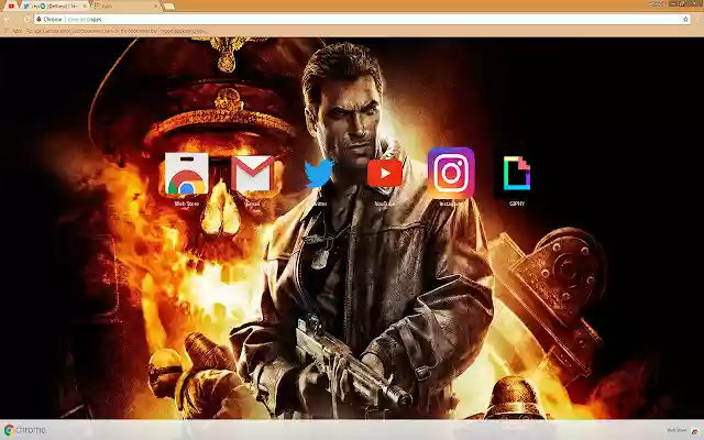 Kembali ke Castle Wolfenstein | TEMA 1080P dari kedai web Chrome untuk dijalankan dengan OffiDocs Chromium dalam talian