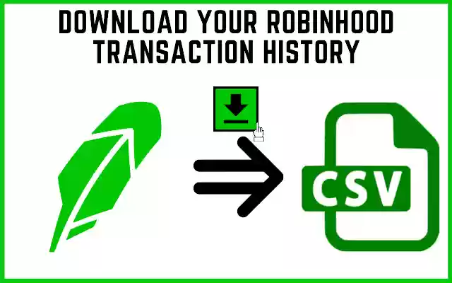 Robinhood Transaction History Downloader from Chrome web store to be run with OffiDocs Chromium online Robinhood Transaction History Downloader from Chrome web store to be run with OffiDocs Chromium online