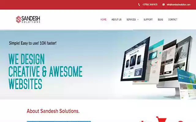 Sandesh Solutions  from Chrome web store to be run with OffiDocs Chromium online