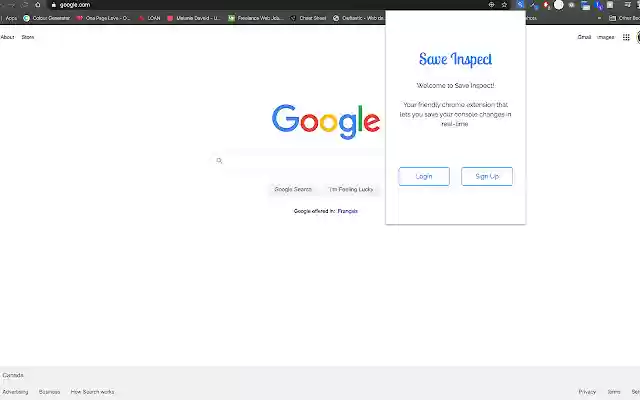 Save Inspect  from Chrome web store to be run with OffiDocs Chromium online