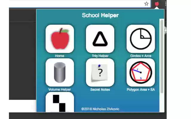 School Helper  from Chrome web store to be run with OffiDocs Chromium online