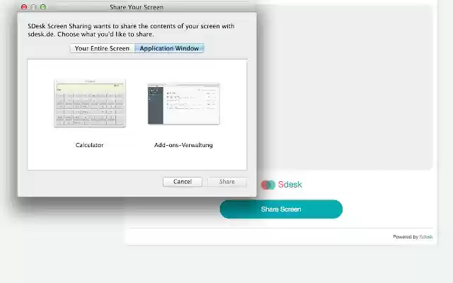 SDesk Screen Sharing from Chrome web store to be run with OffiDocs Chromium online SDesk Screen Sharing from Chrome web store to be run with OffiDocs Chromium online