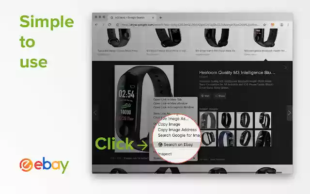 Search by Image on eBay  from Chrome web store to be run with OffiDocs Chromium online