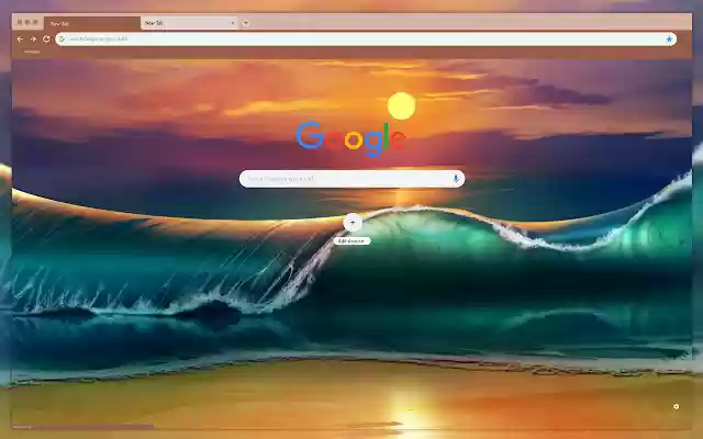 Sea sunset  from Chrome web store to be run with OffiDocs Chromium online