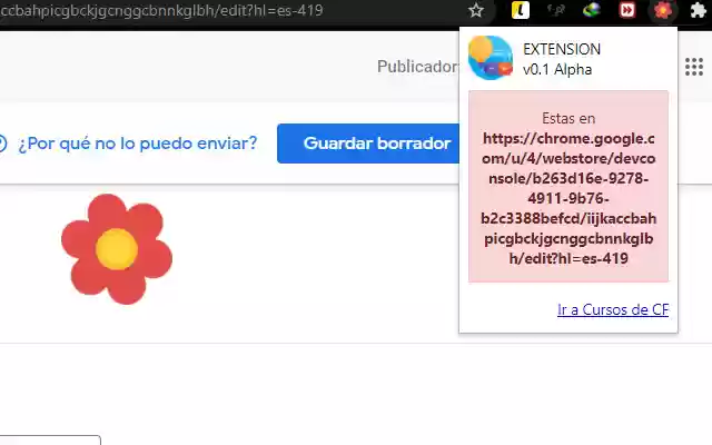 Selector de Cursos CF de Chrome web store para ejecutarse con OffiDocs Chromium online