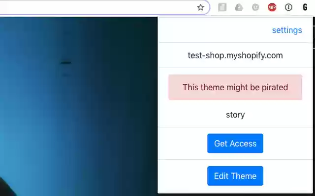 Shopify Developer Tools  from Chrome web store to be run with OffiDocs Chromium online