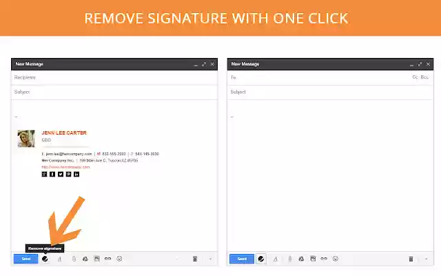 SignatureSatori: Gmail Signature Remover Beta  from Chrome web store to be run with OffiDocs Chromium online