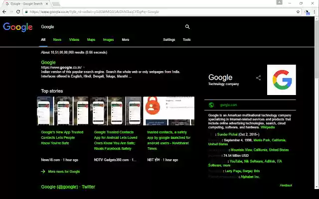 Simple Night Mode  from Chrome web store to be run with OffiDocs Chromium online