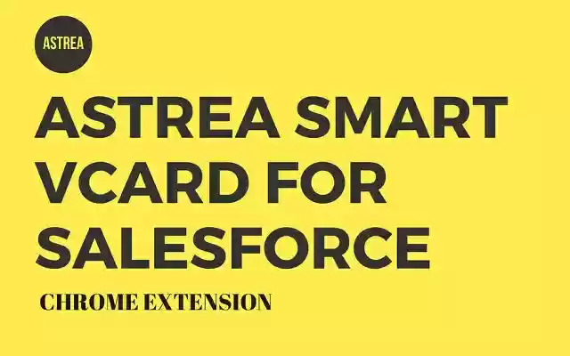 来自 Chrome 网上商店的 Smart vCard for Salesforce 将与 OffiDocs Chromium 在线一起运行