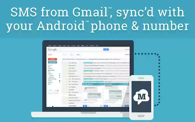 SMS from Gmail ™  Facebook™ (MightyText)  from Chrome web store to be run with OffiDocs Chromium online