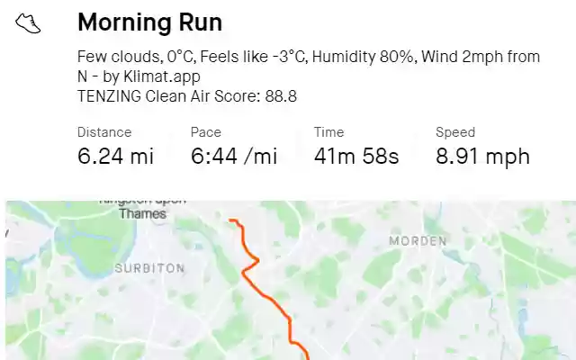 Kecepatan Strava (Km/jam / mph) dari toko web Chrome untuk dijalankan dengan OffiDocs Chromium online