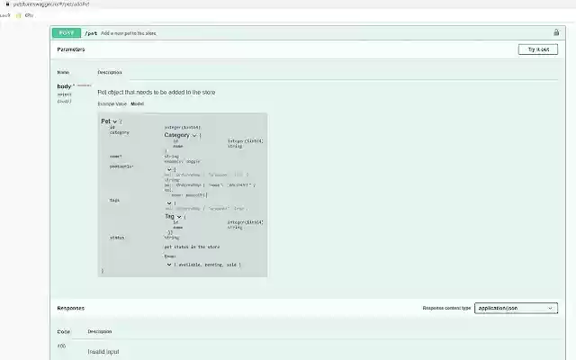 Swagger Schema Beautifier  from Chrome web store to be run with OffiDocs Chromium online