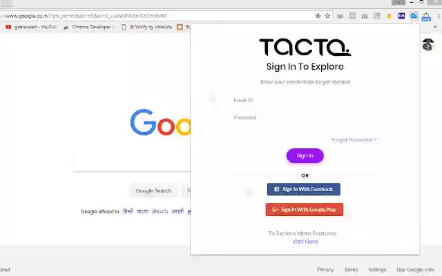 TACTQ Launcher de Chrome web store para ejecutarse con OffiDocs Chromium en línea