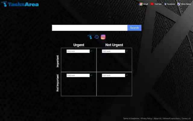 Tasks Area | Task Management Tool  from Chrome web store to be run with OffiDocs Chromium online