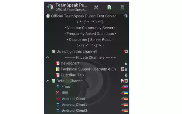 TeamSpeak 3 Apk from Chrome web store to be run with OffiDocs Chromium online TeamSpeak 3 Apk from Chrome web store to be run with OffiDocs Chromium online