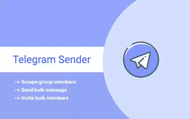 Pengirim Telegram Pesan massal Telegram dikirim dari toko web Chrome untuk dijalankan dengan OffiDocs Chromium online