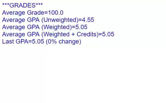 Tenafly GPA Calculator  from Chrome web store to be run with OffiDocs Chromium online