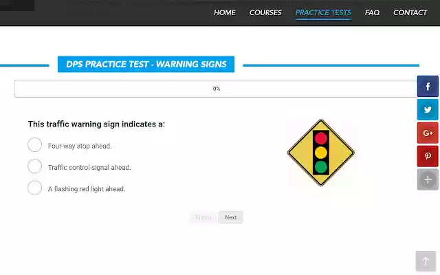 Texas Drivers Ed  from Chrome web store to be run with OffiDocs Chromium online