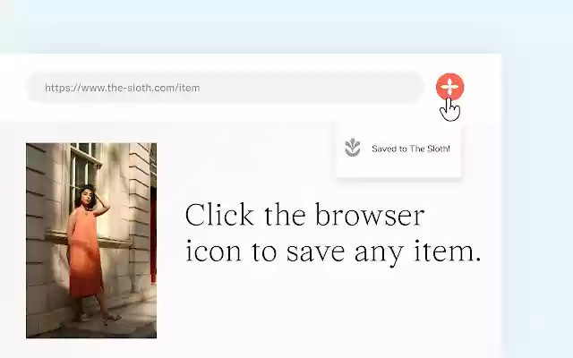 The Sloth An extension for mindful shopping  from Chrome web store to be run with OffiDocs Chromium online