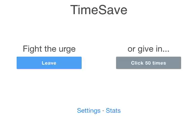 TimeSave de Chrome web store para ejecutarse con OffiDocs Chromium en línea