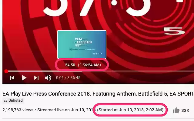 Time Viewer for YouTube Live from Chrome web store to be run with OffiDocs Chromium online Time Viewer for YouTube Live from Chrome web store to be run with OffiDocs Chromium online