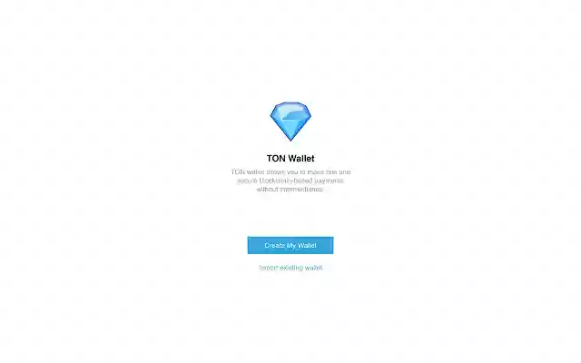 TON Wallet  from Chrome web store to be run with OffiDocs Chromium online