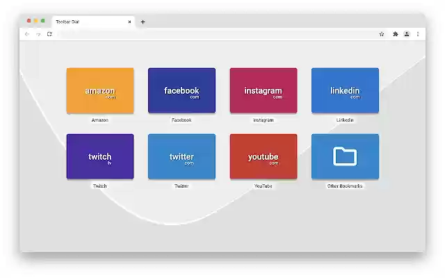 Toolbar Dial mula sa Chrome web store na tatakbo sa OffiDocs Chromium online