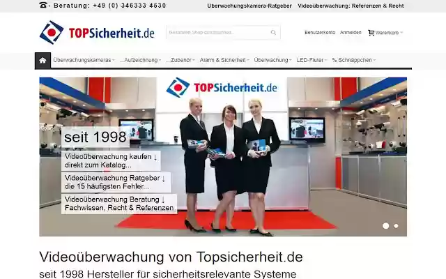 Topsicherheit  from Chrome web store to be run with OffiDocs Chromium online