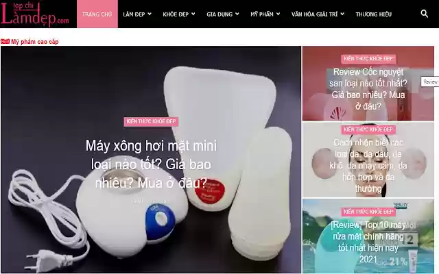 Tạp Chí Làm Đẹp Và Thời Trang Nổi Tiếng from Chrome web store to be run with OffiDocs Chromium online Tạp Chí Làm Đẹp Và Thời Trang Nổi Tiếng from Chrome web store to be run with OffiDocs Chromium online