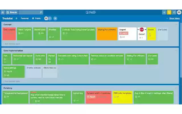 TredoList dari toko web Chrome untuk dijalankan dengan OffiDocs Chromium online