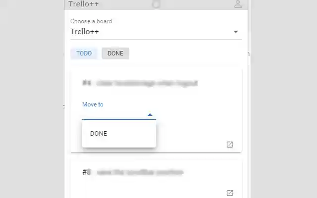 Trello++  from Chrome web store to be run with OffiDocs Chromium online