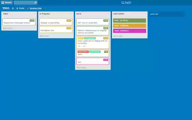 Trello Extended  from Chrome web store to be run with OffiDocs Chromium online