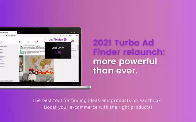 Turbo Ad Finder 2.0  from Chrome web store to be run with OffiDocs Chromium online